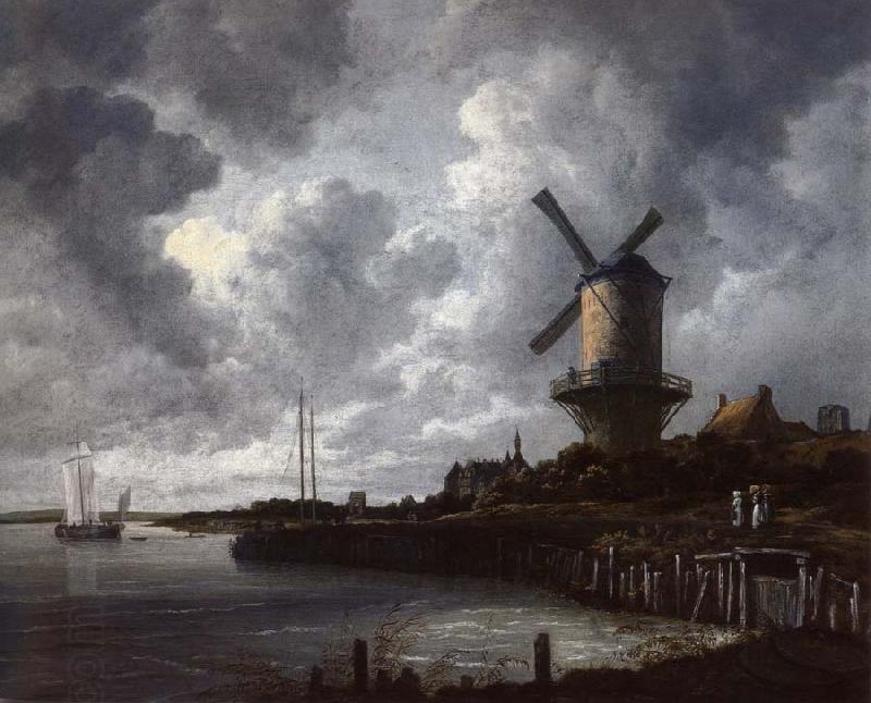 Jacob van Ruisdael Windmill at Wijk bij Duurstede China oil painting art
